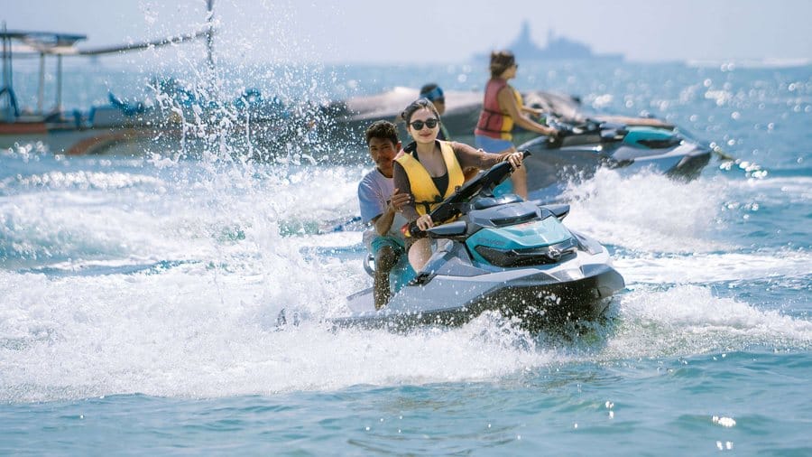 Jet ski with instructor at Tanjung Benoa, Bali