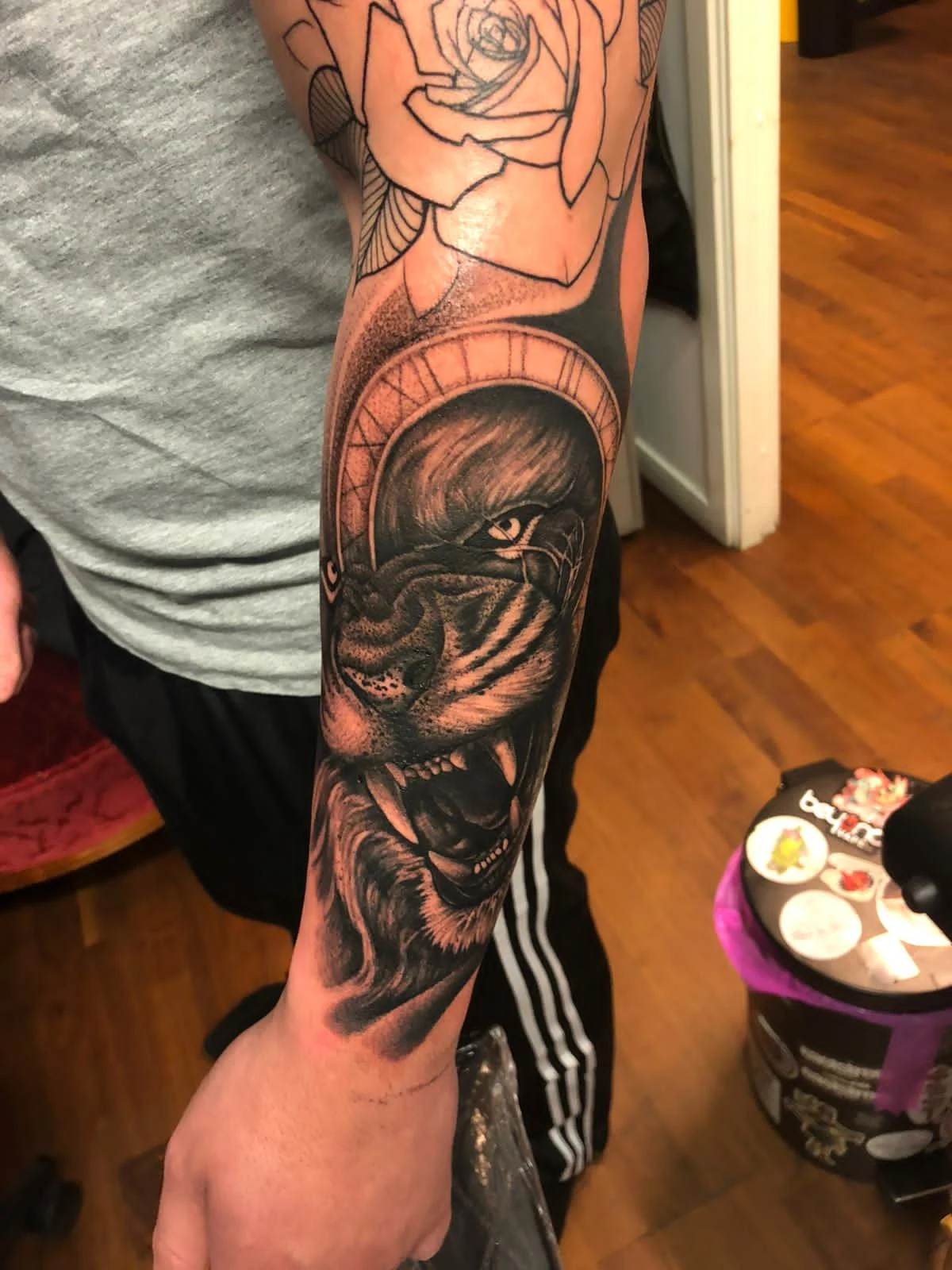 Realism tattoo sleeve, Kuta Bali